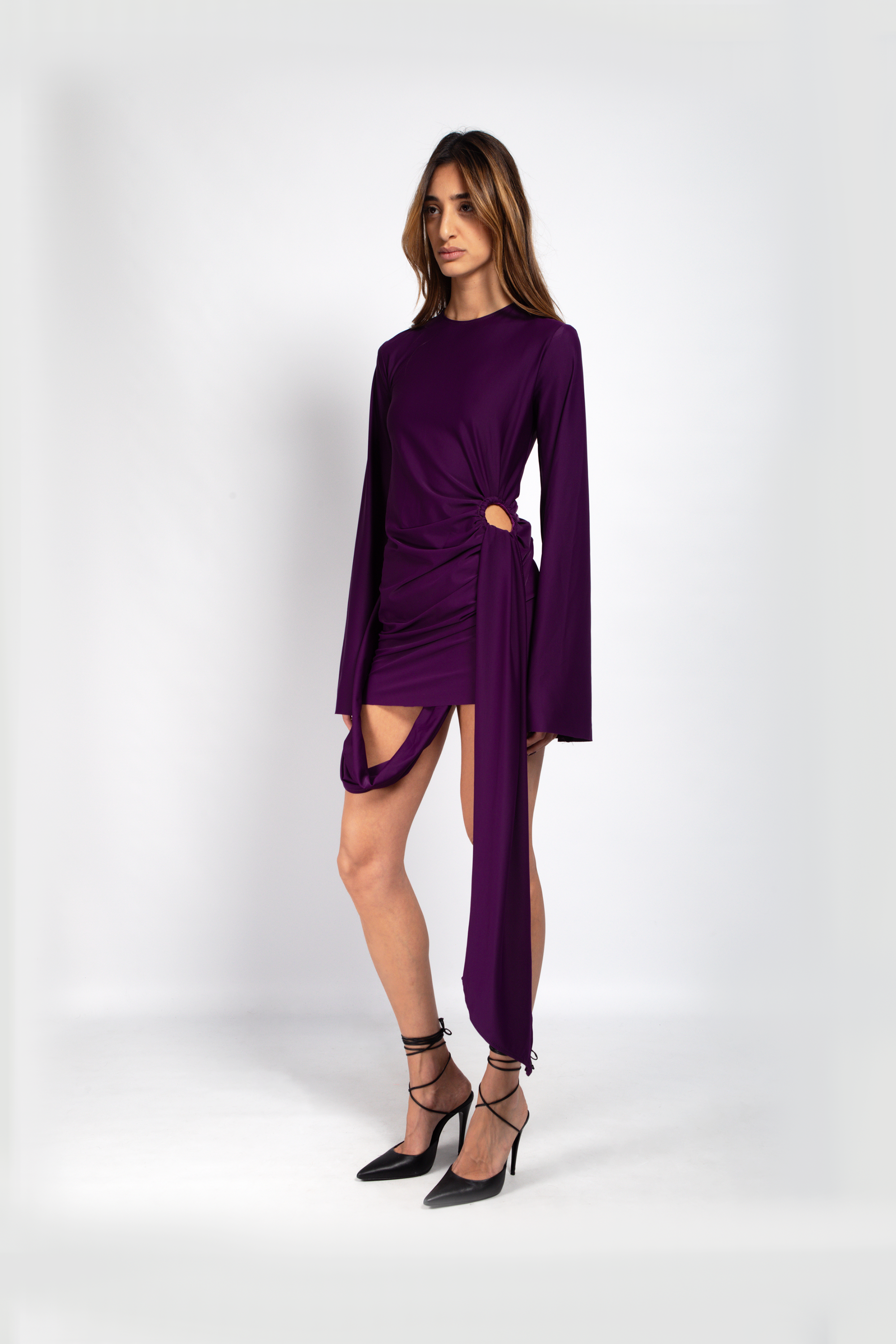 VIOLA DRAPED DRESS