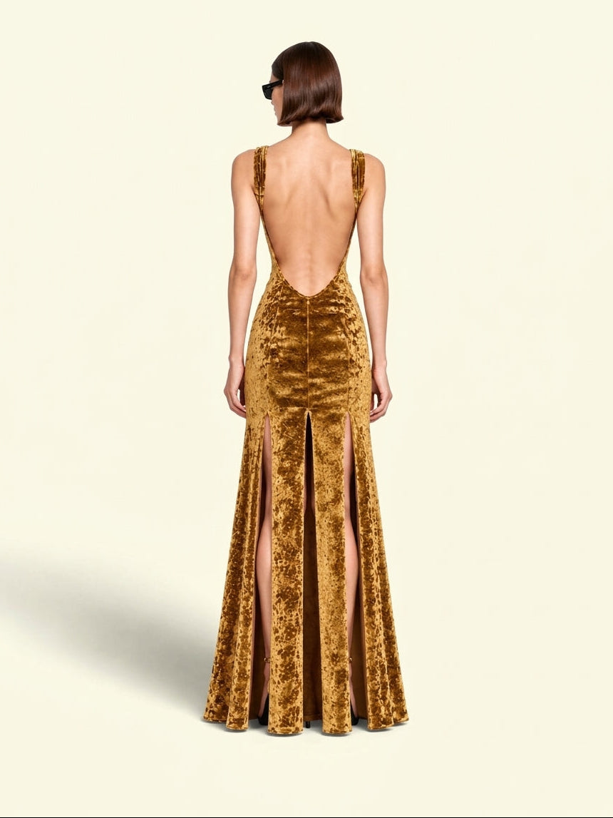 Midnight Velvet Dress