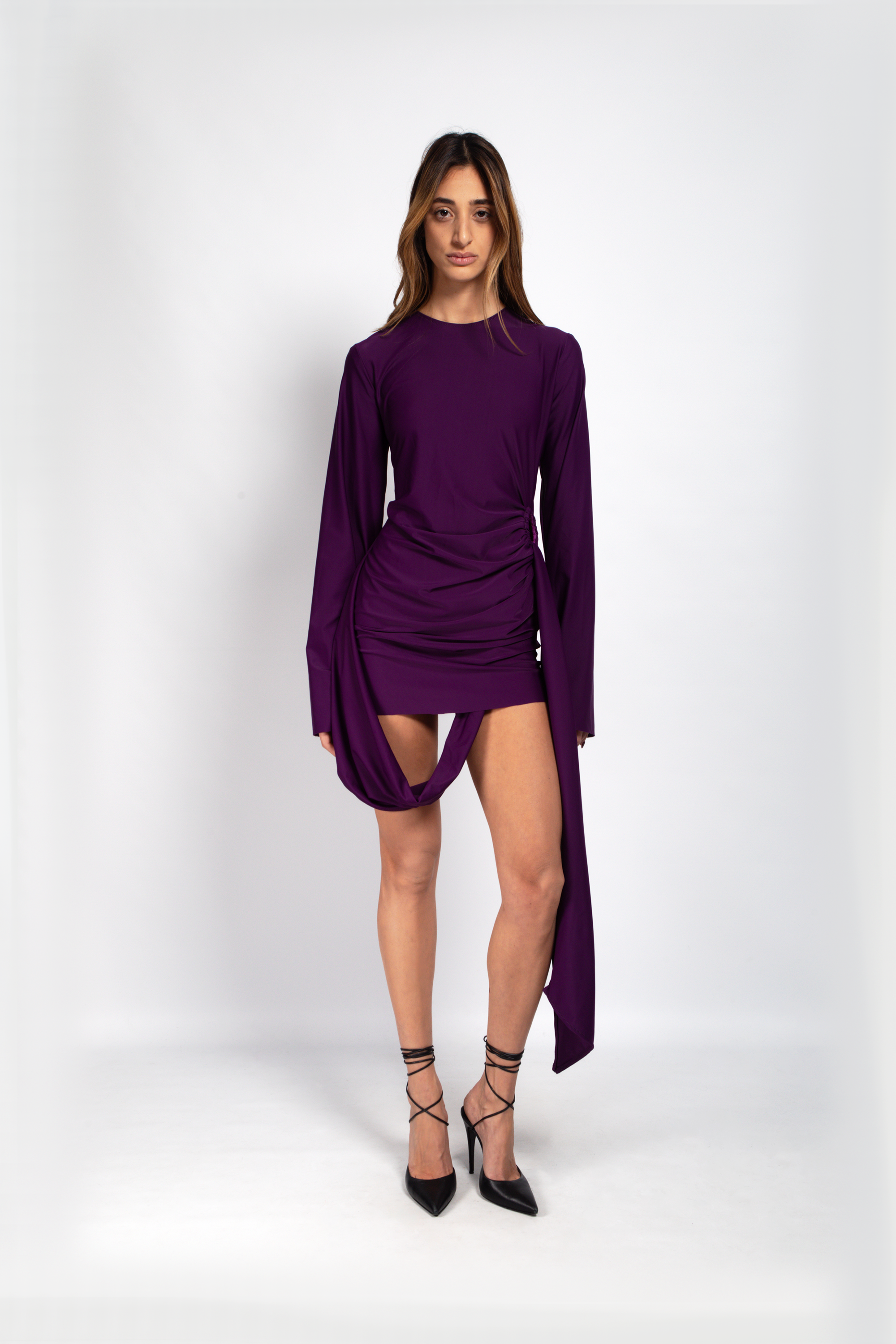 VIOLA DRAPED DRESS