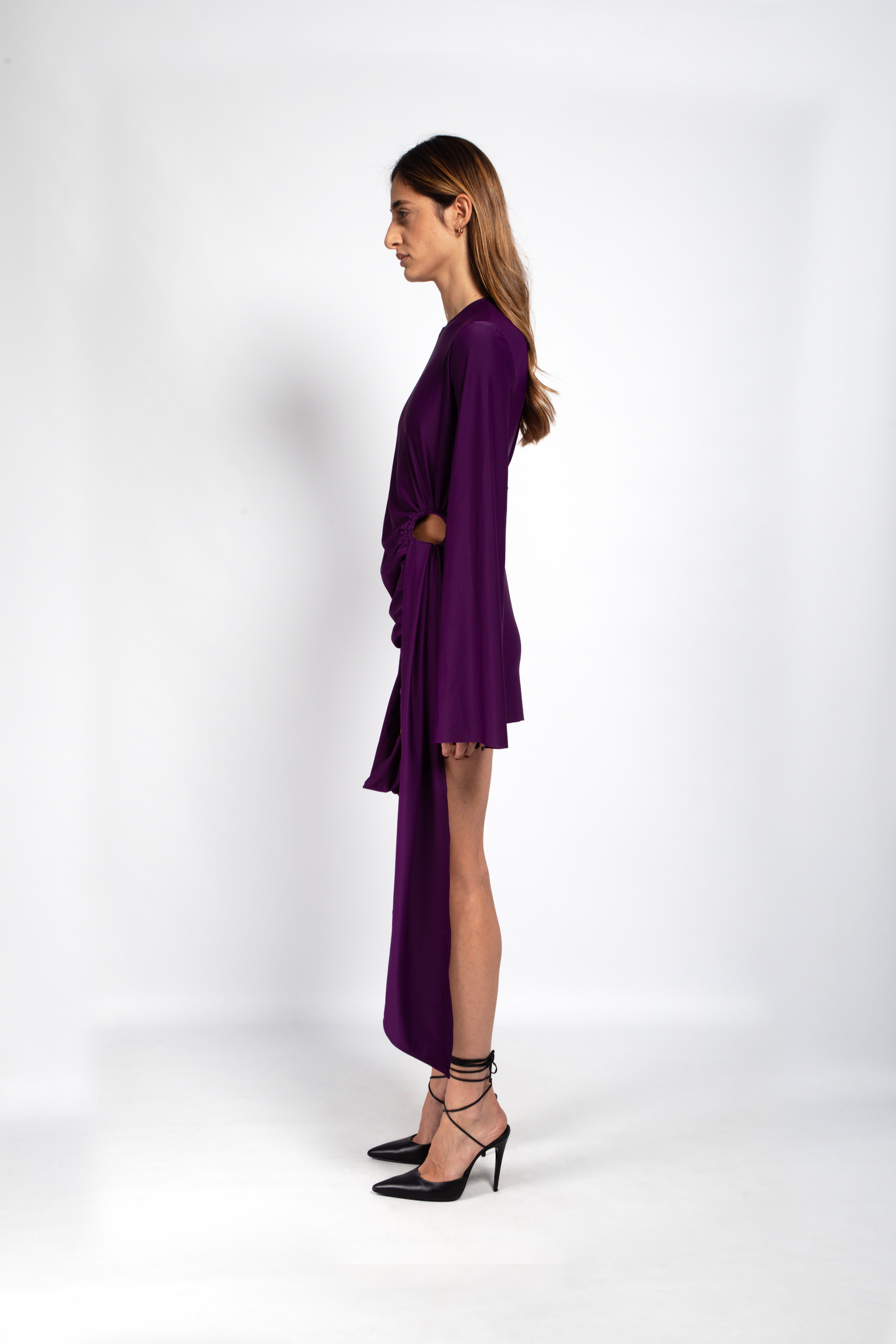 VIOLA DRAPED DRESS